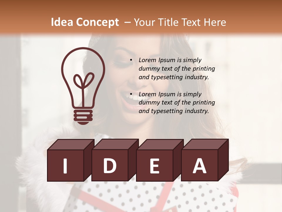 Holiday Xmas Red PowerPoint Template