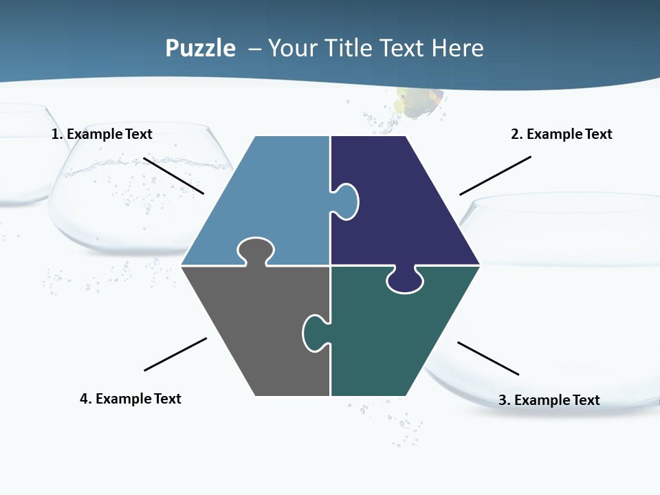 Splash Tank Photo PowerPoint Template