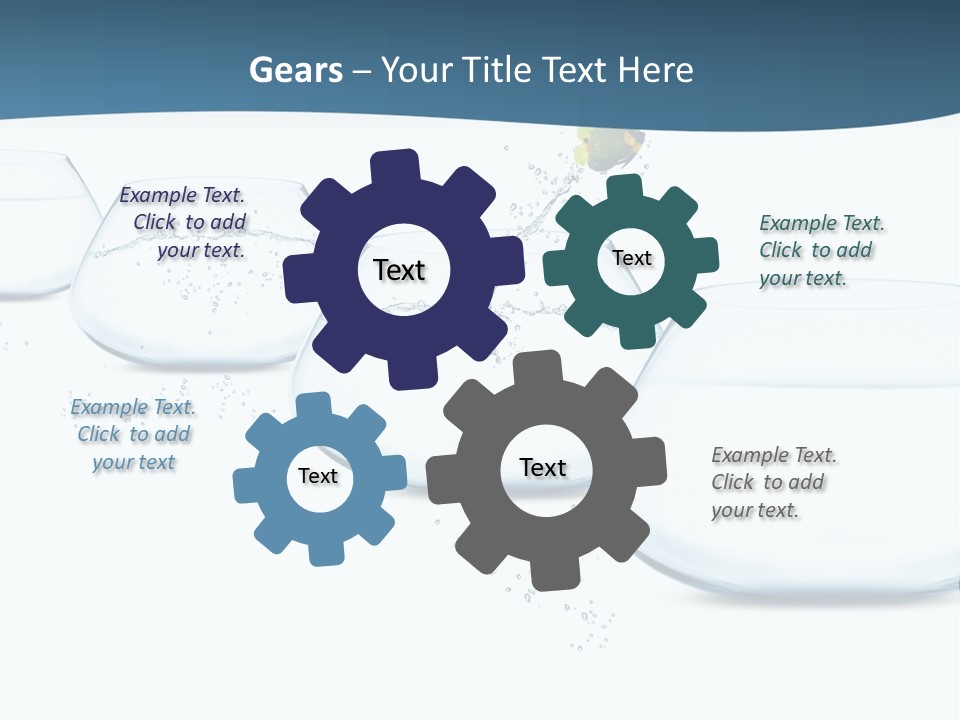 Splash Tank Photo PowerPoint Template