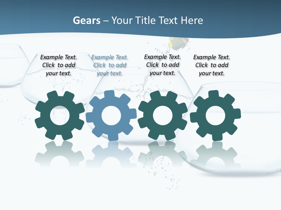 Splash Tank Photo PowerPoint Template