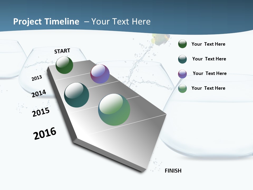 Splash Tank Photo PowerPoint Template