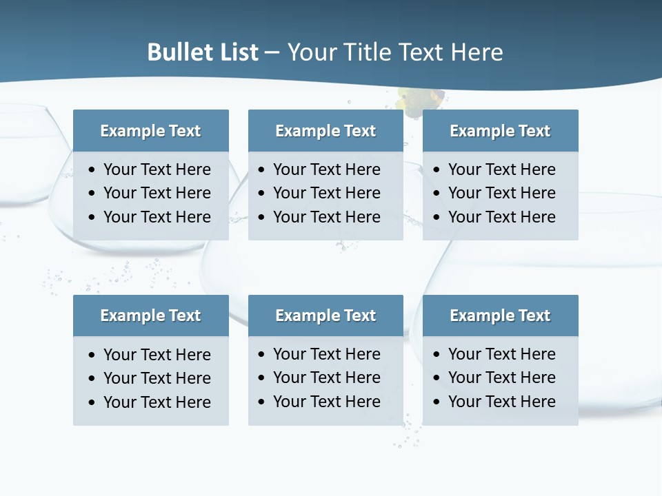 Splash Tank Photo PowerPoint Template