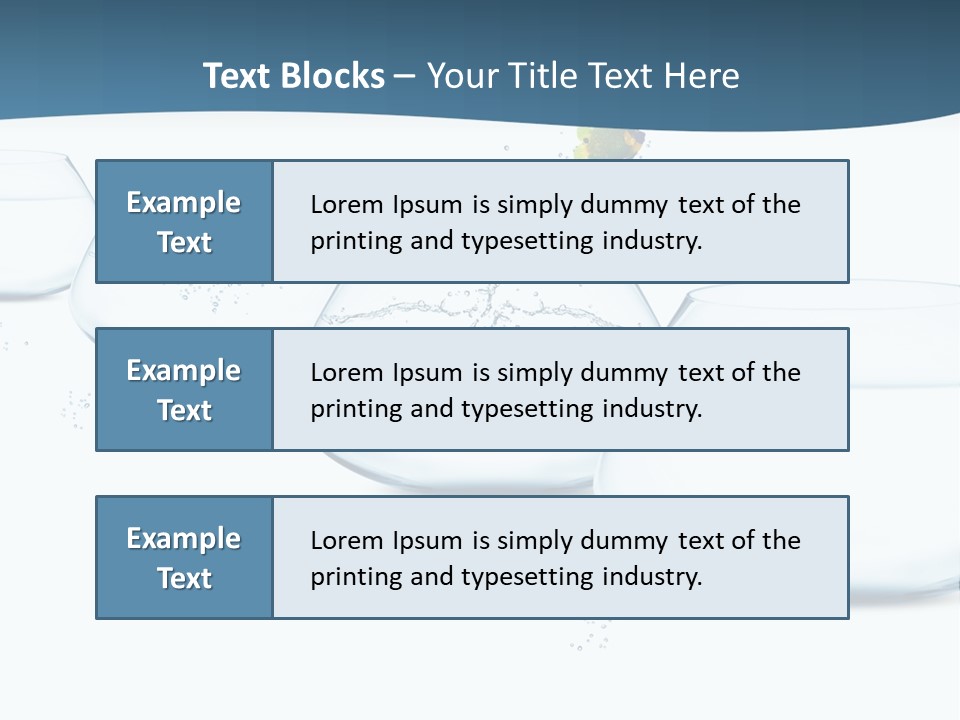 Splash Tank Photo PowerPoint Template