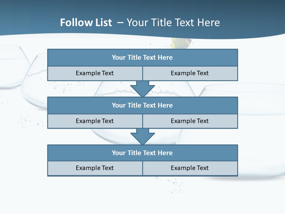 Splash Tank Photo PowerPoint Template