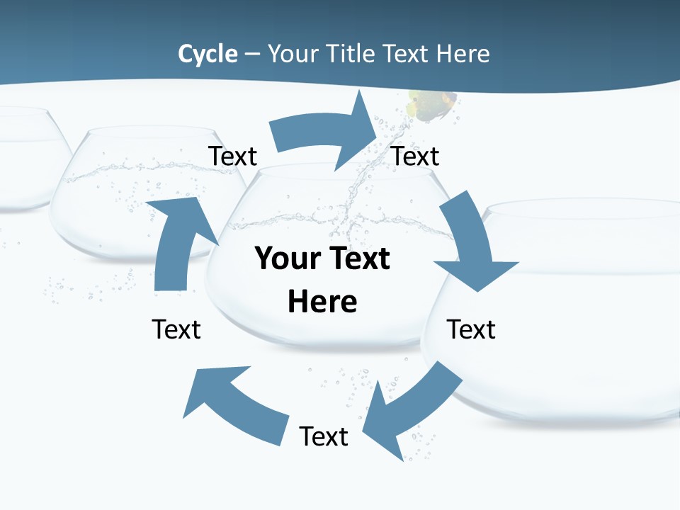 Splash Tank Photo PowerPoint Template