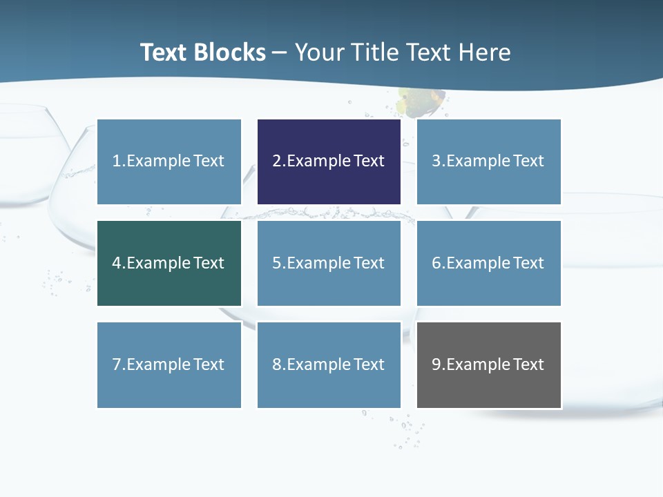 Splash Tank Photo PowerPoint Template