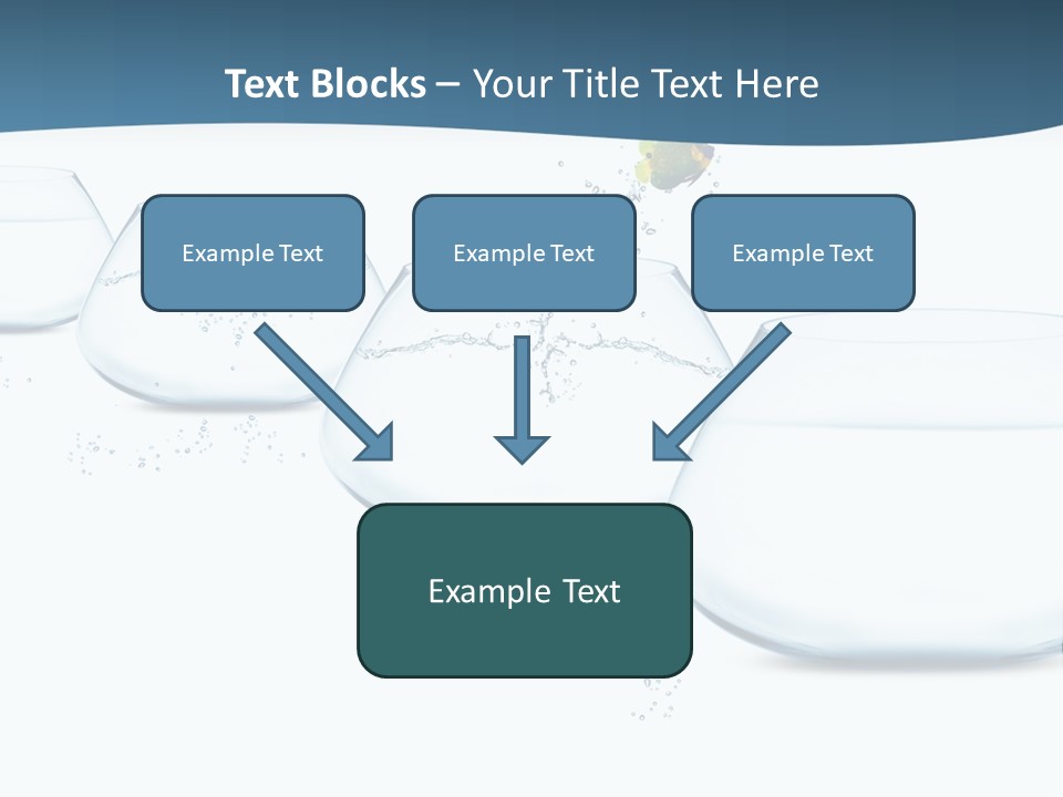 Splash Tank Photo PowerPoint Template