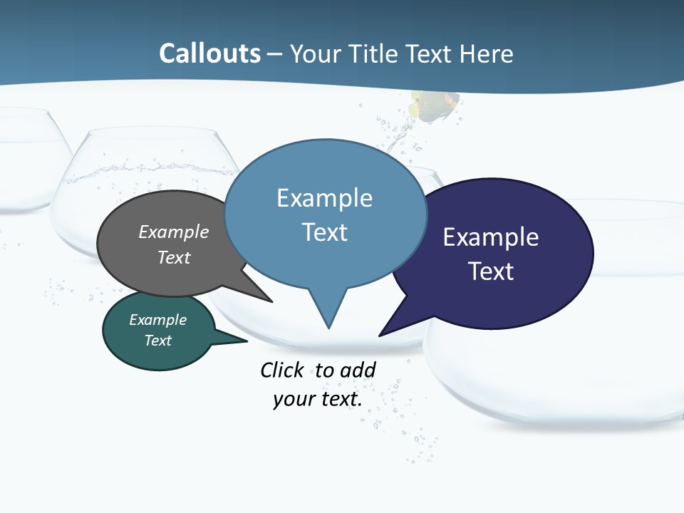 Splash Tank Photo PowerPoint Template