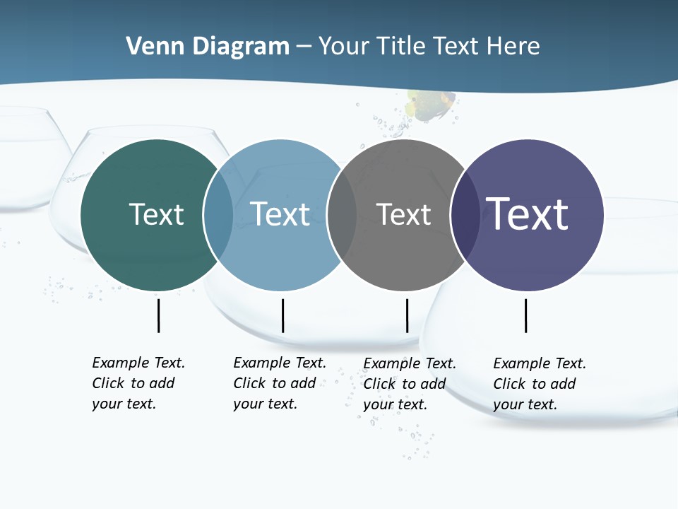 Splash Tank Photo PowerPoint Template