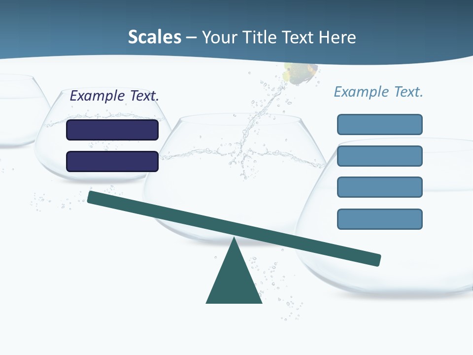 Splash Tank Photo PowerPoint Template