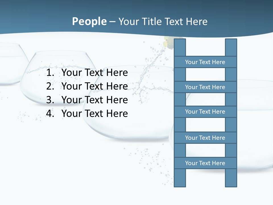 Splash Tank Photo PowerPoint Template