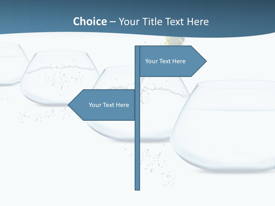 Splash Tank Photo PowerPoint Template