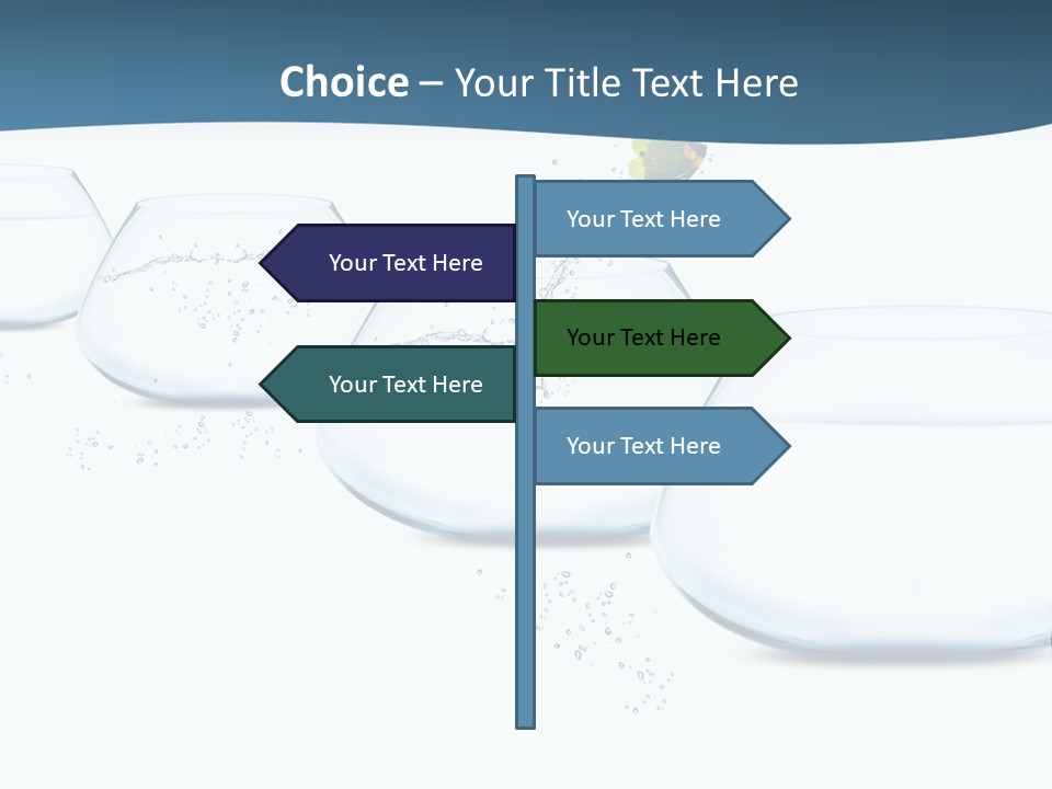 Splash Tank Photo PowerPoint Template
