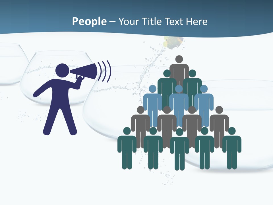 Splash Tank Photo PowerPoint Template