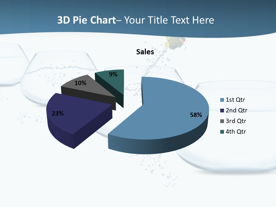Splash Tank Photo PowerPoint Template