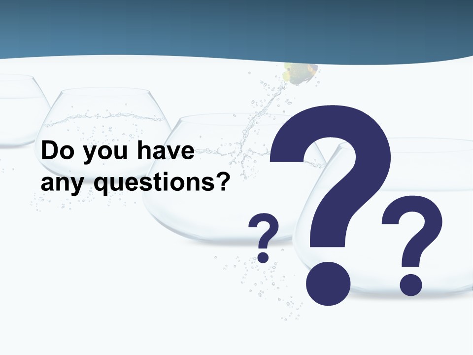 Splash Tank Photo PowerPoint Template