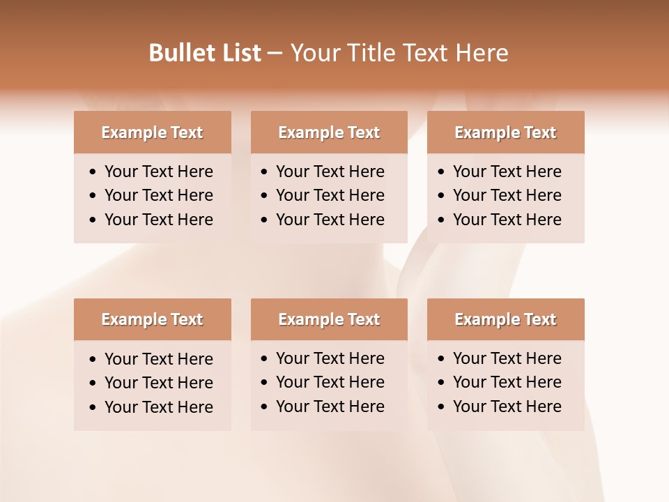 Care Leisure Perfection PowerPoint Template