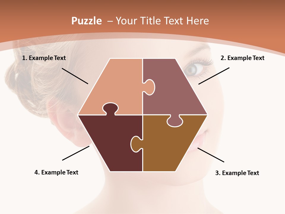 Nature Elegance Face PowerPoint Template