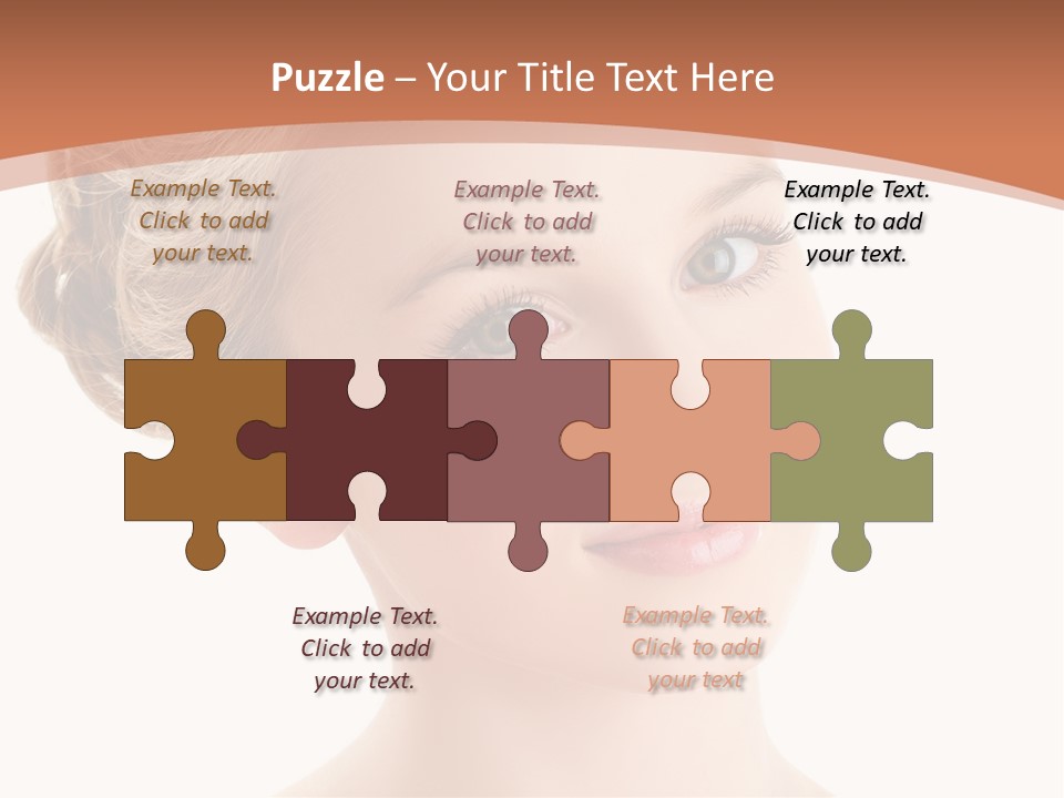 Nature Elegance Face PowerPoint Template