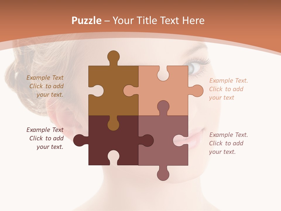 Nature Elegance Face PowerPoint Template