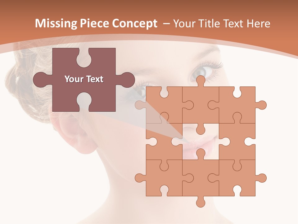 Nature Elegance Face PowerPoint Template