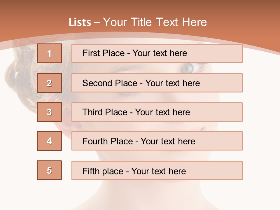 Nature Elegance Face PowerPoint Template