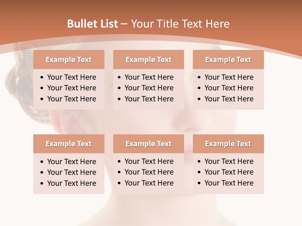 Nature Elegance Face PowerPoint Template