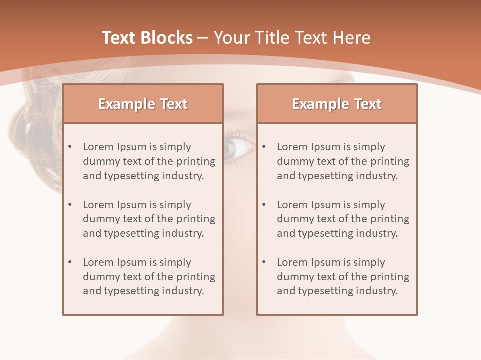 Nature Elegance Face PowerPoint Template
