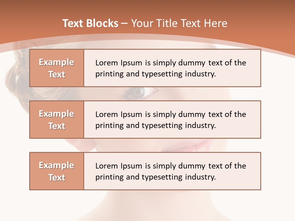 Nature Elegance Face PowerPoint Template