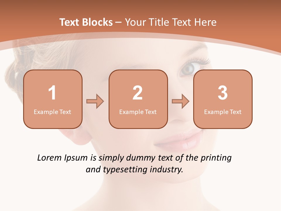 Nature Elegance Face PowerPoint Template
