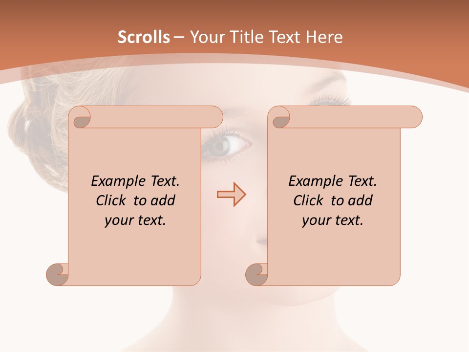 Nature Elegance Face PowerPoint Template