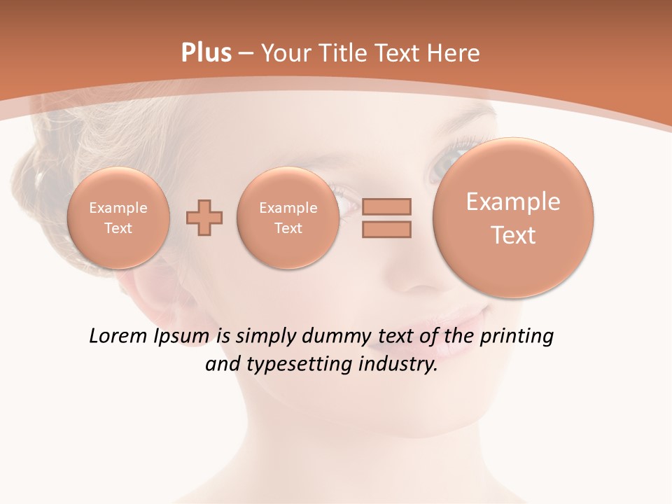Nature Elegance Face PowerPoint Template
