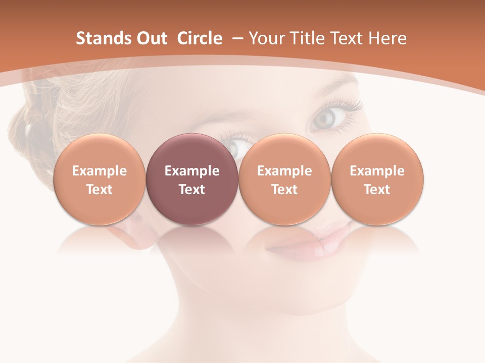 Nature Elegance Face PowerPoint Template