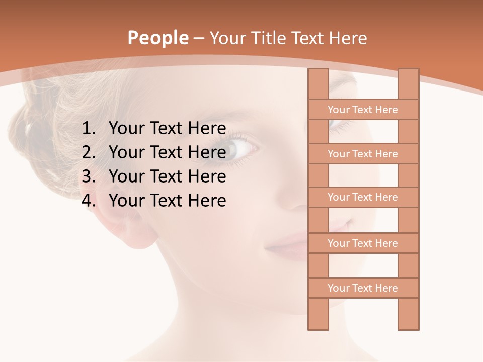Nature Elegance Face PowerPoint Template