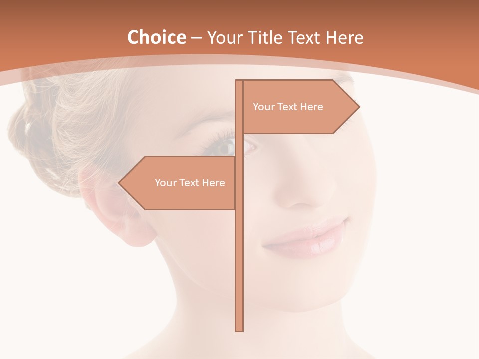 Nature Elegance Face PowerPoint Template