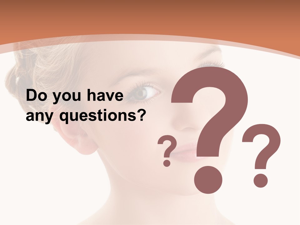 Nature Elegance Face PowerPoint Template