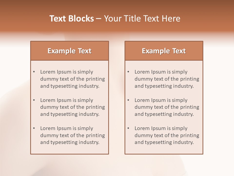 Cosmetics Beauty Tenderness PowerPoint Template