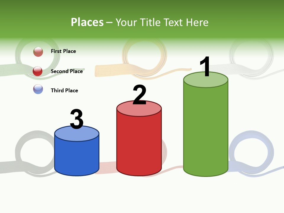 Martial Color Clothes PowerPoint Template