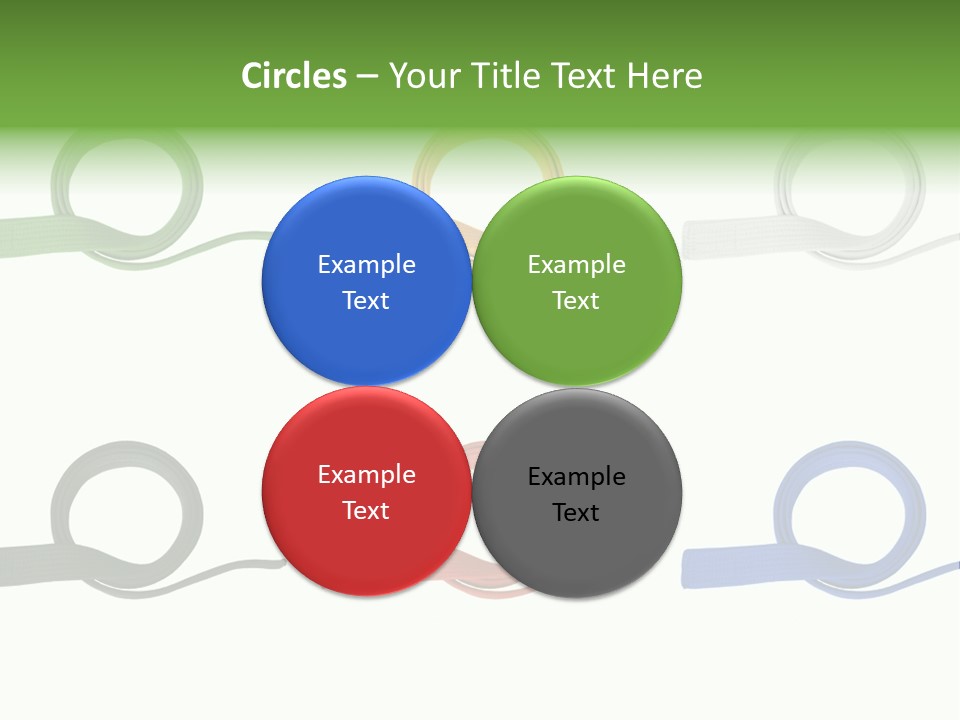 Martial Color Clothes PowerPoint Template