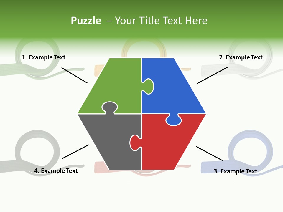 Martial Color Clothes PowerPoint Template