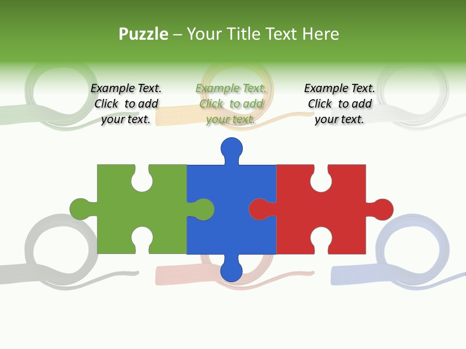 Martial Color Clothes PowerPoint Template