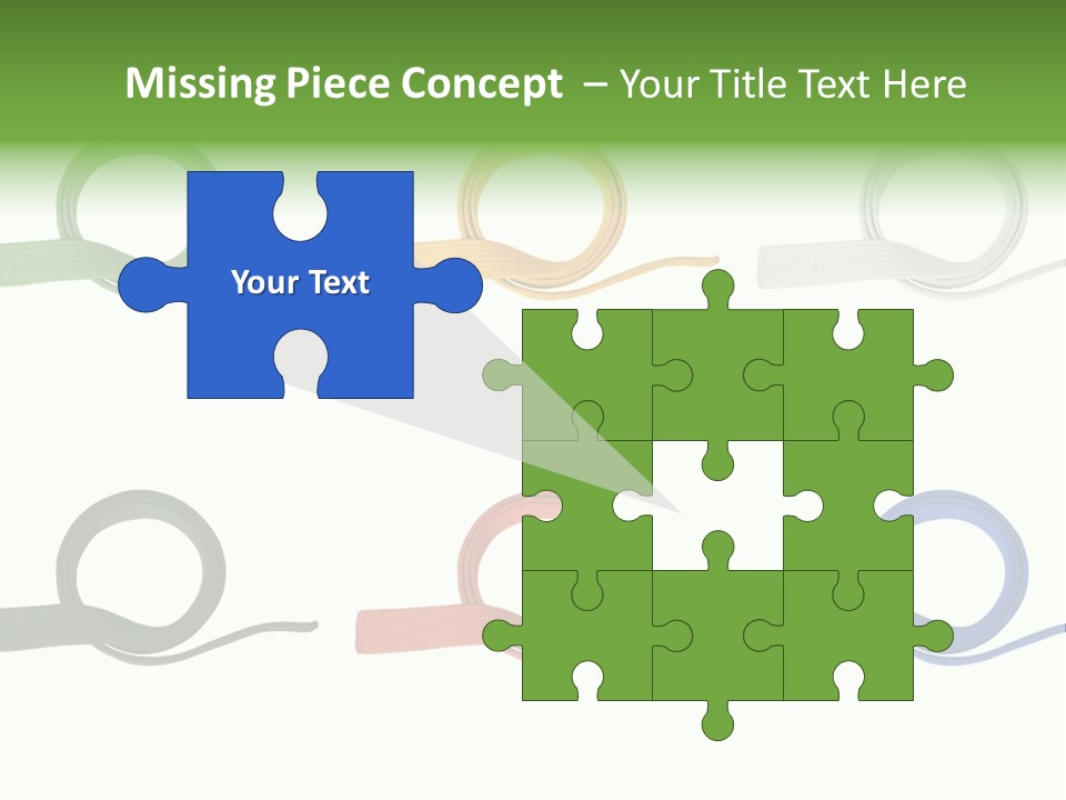 Martial Color Clothes PowerPoint Template