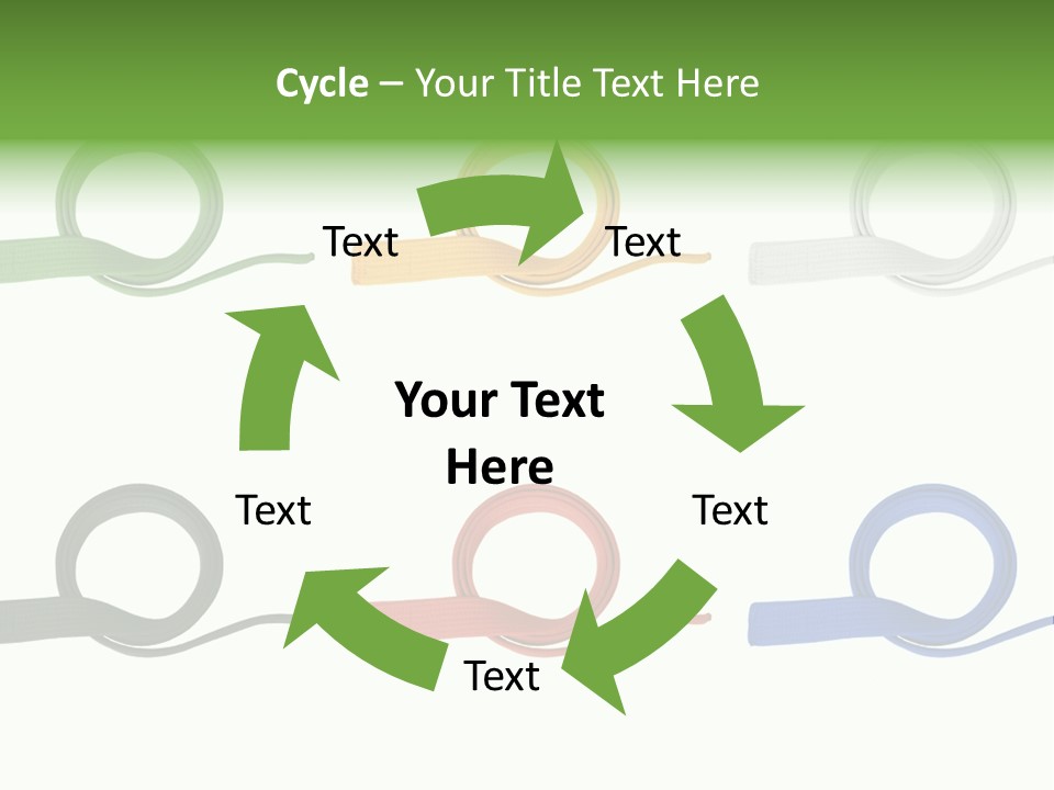 Martial Color Clothes PowerPoint Template
