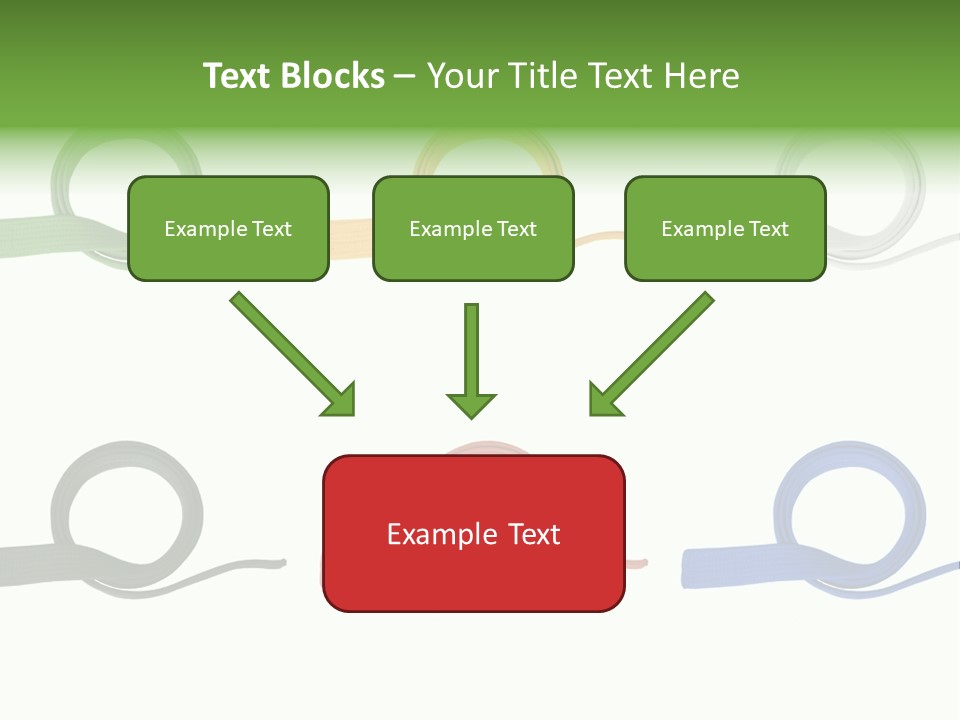 Martial Color Clothes PowerPoint Template