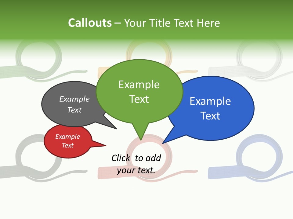 Martial Color Clothes PowerPoint Template