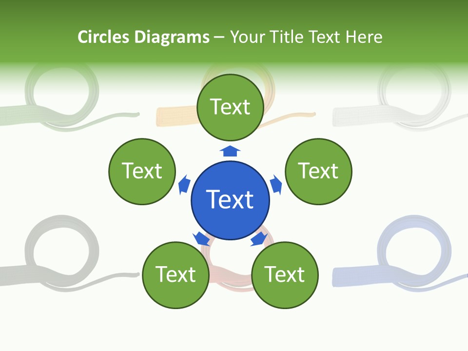 Martial Color Clothes PowerPoint Template