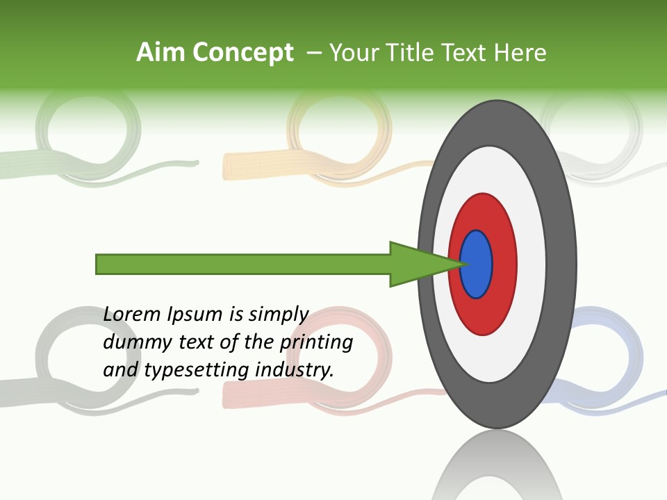 Martial Color Clothes PowerPoint Template