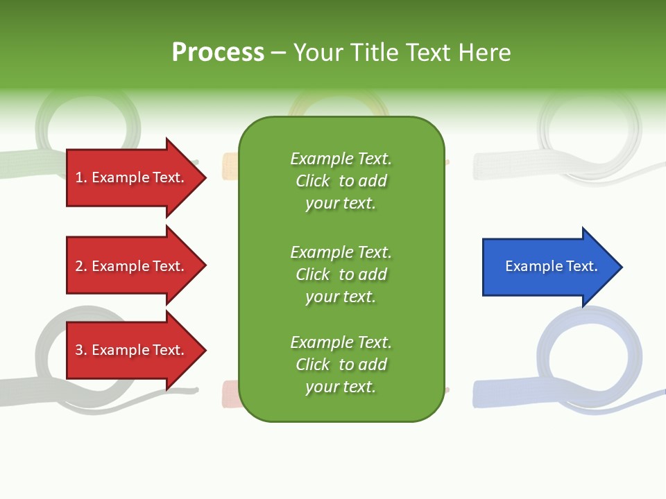 Martial Color Clothes PowerPoint Template