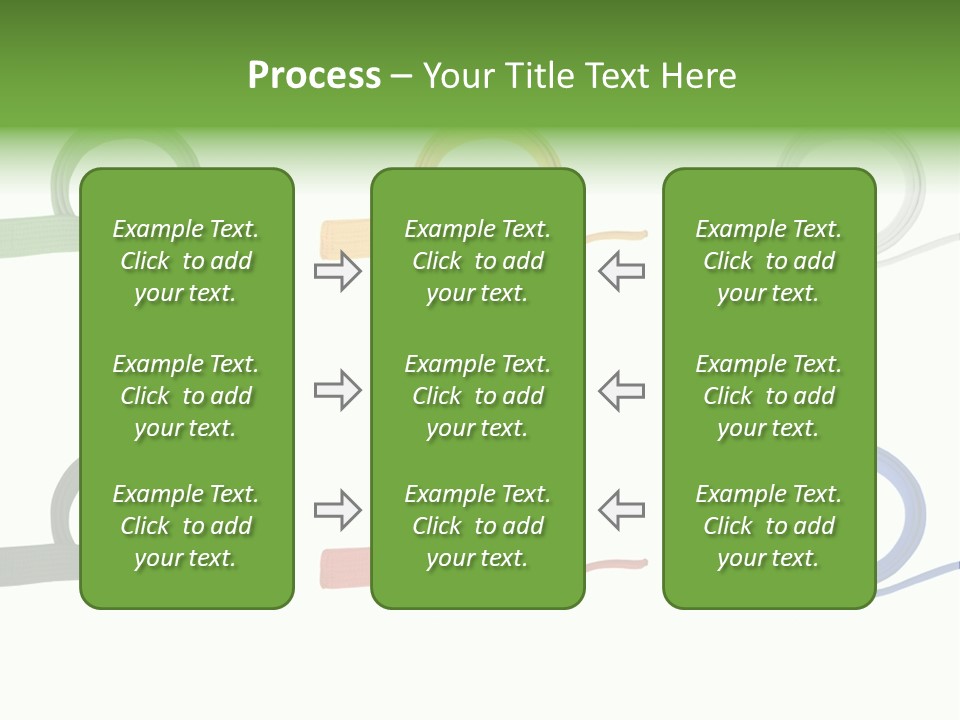 Martial Color Clothes PowerPoint Template