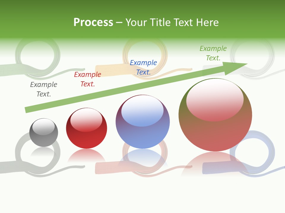 Martial Color Clothes PowerPoint Template